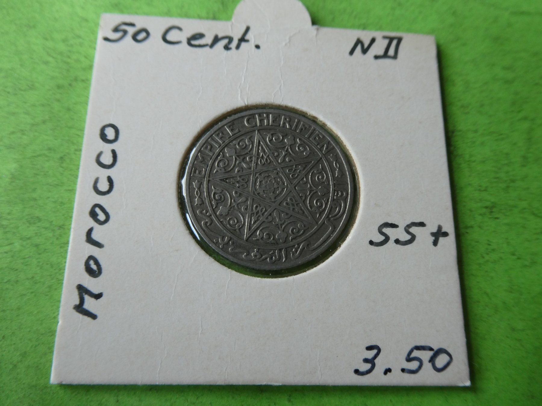Tutti le monete: Marokko o.J., 50 Centimes – Usato da Hinterforst venduto da Rohusri