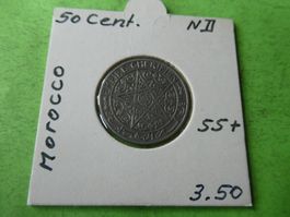 Marokko o.J., 50 Centimes