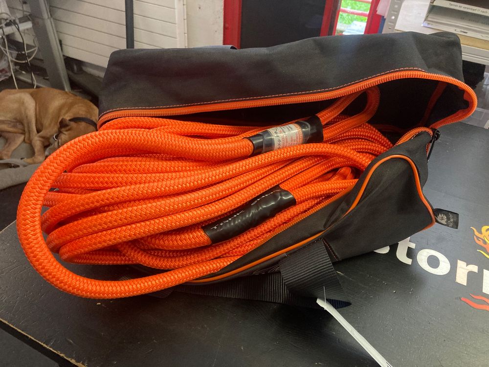 Kerbl Polyseil 8mm 20m - Hochfestes Seil Orange 120kg Tragkraft