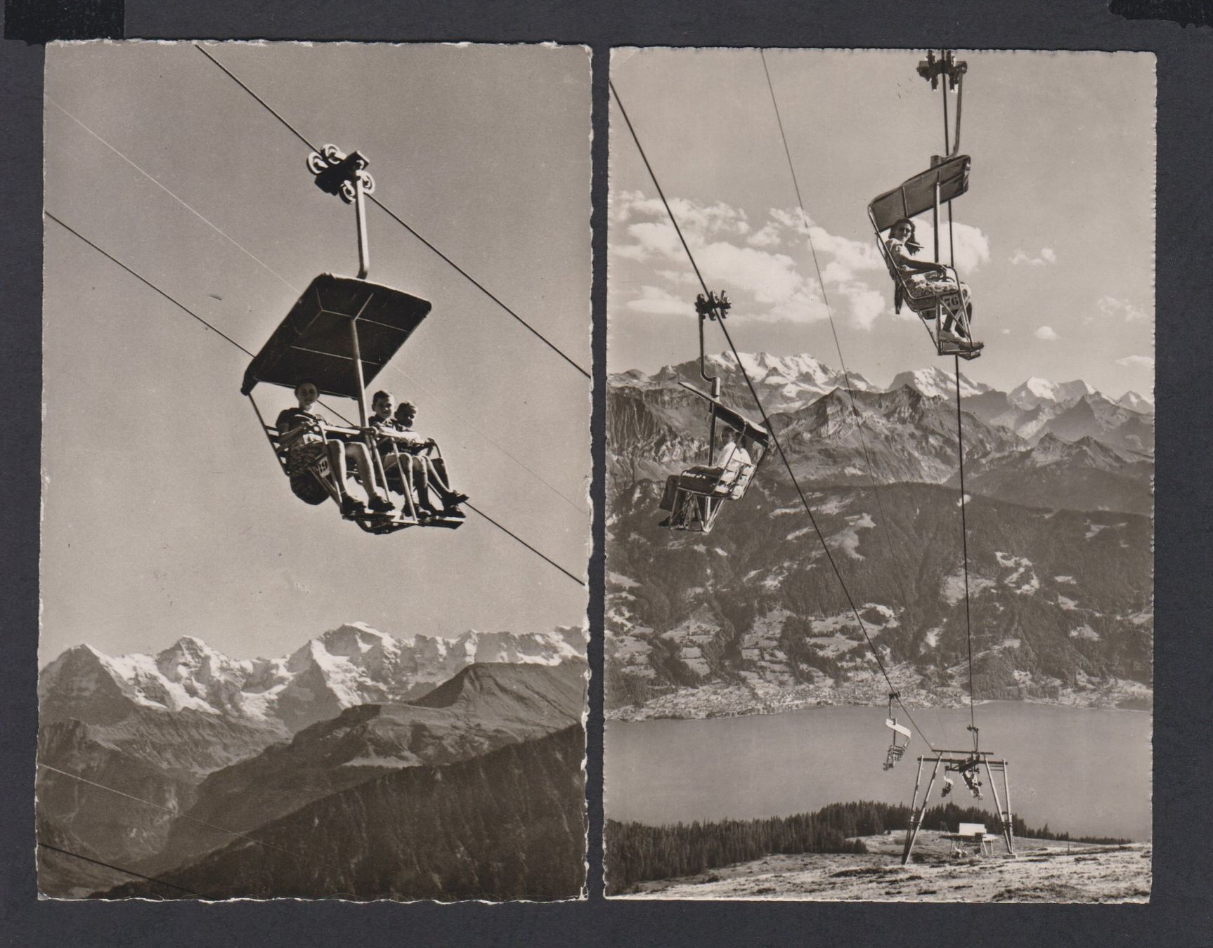 Cartoline postali: Sesselbahn in Beatenberg   :   6 alte Ansichtskarten – Usato da Vitznau venduto da Ropaku 2