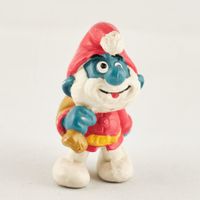 Schleich Peyo 1981 Papa Schlumpf Nikolaus mit Geschenkesack