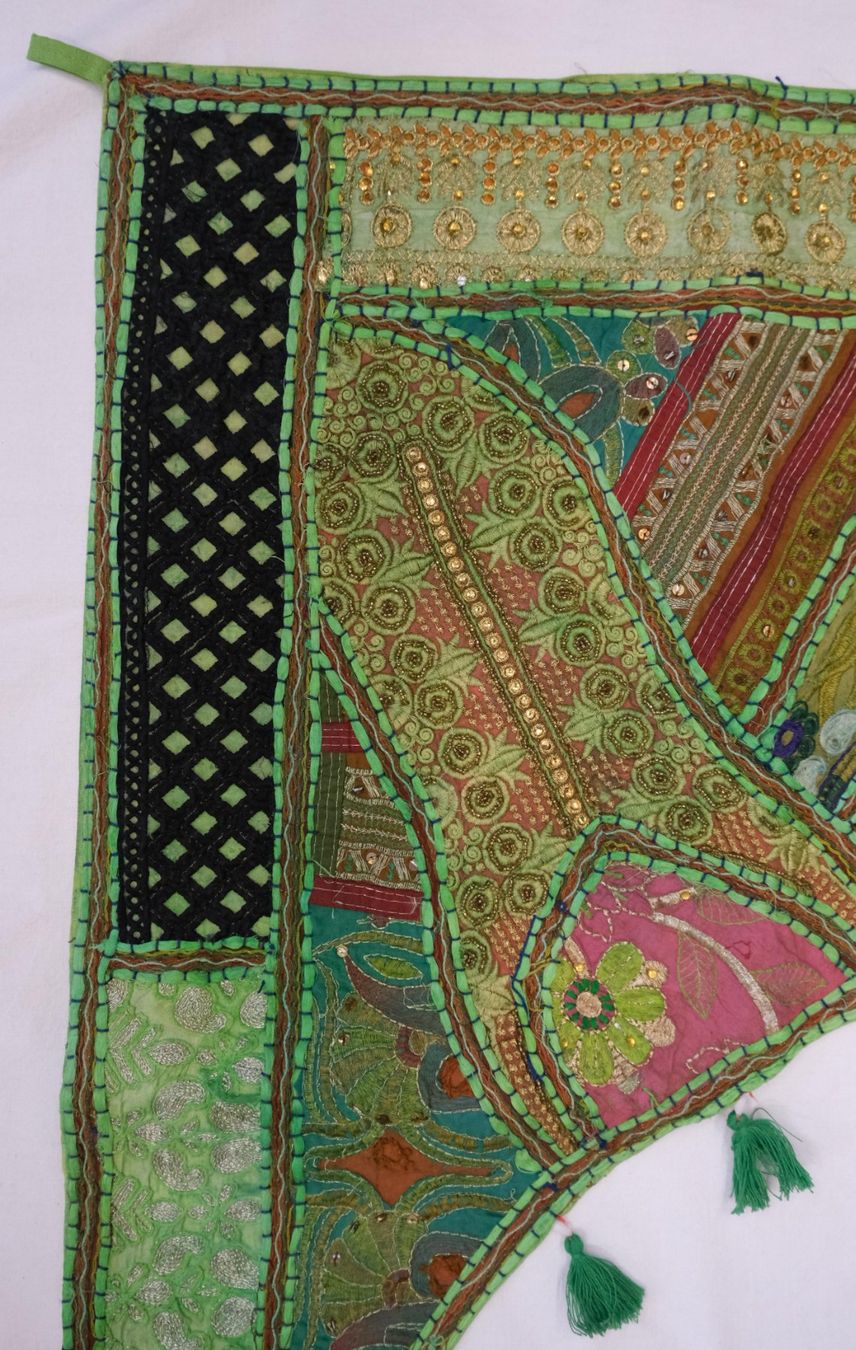 Tutte le decorazioni: Indischer Wandbehang Türbogen Dekoration Patchwork – Nuovo (secondo la descrizione) da Zürich venduto da Masala-Oase 5