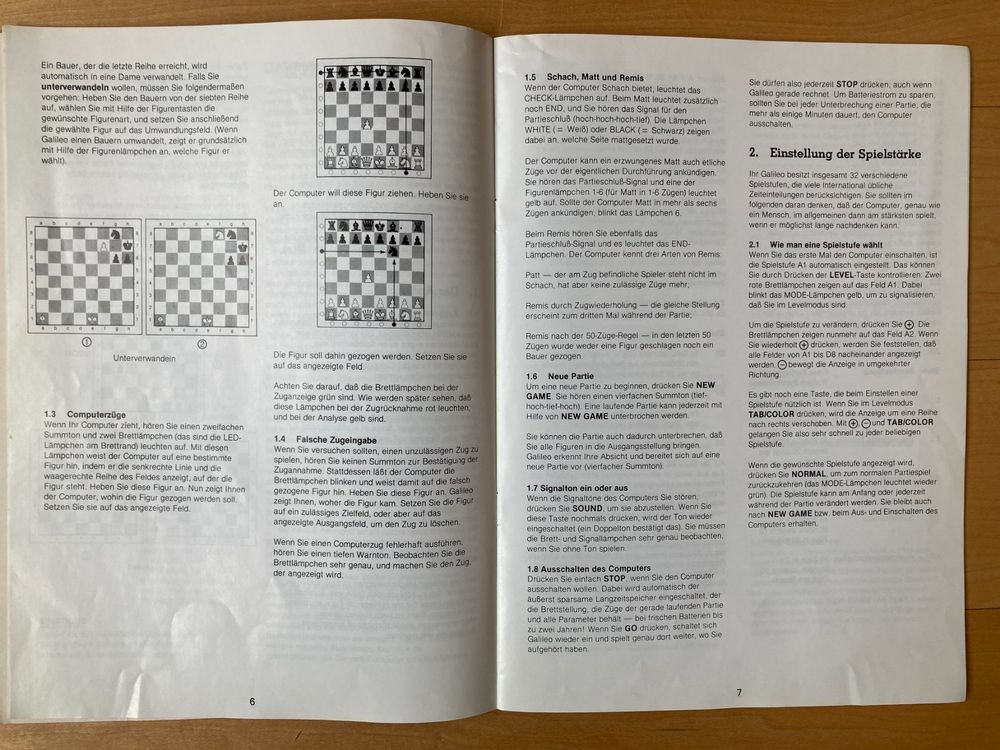 Schach Computer Galileo Kasparov (Gebraucht) in Walterswil BE für CHF