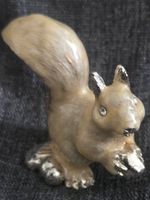 Kristall-Figur Eichhörnchen – Versilbert, 81g – Top Zustand