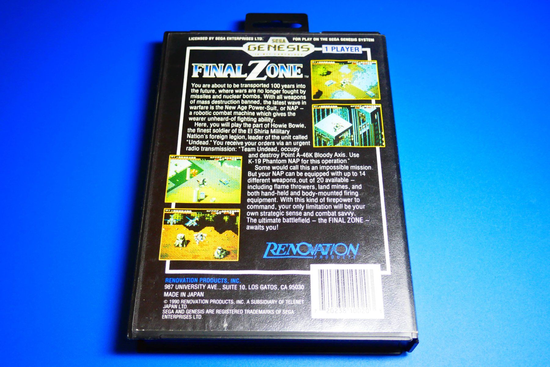Sega Giochi: Final Zone - Sega Genesis – Usato da Vuarrens venduto da Espace-Retro 5