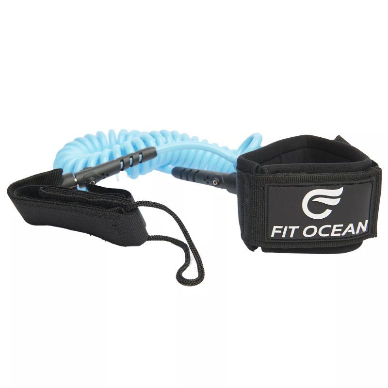 Gommoni, kayak & canoe: FIT OCEAN Leash Pro - Blue – Nuovo e nell'imballaggio originale da Küssnacht am Rigi venduto da surfdeal