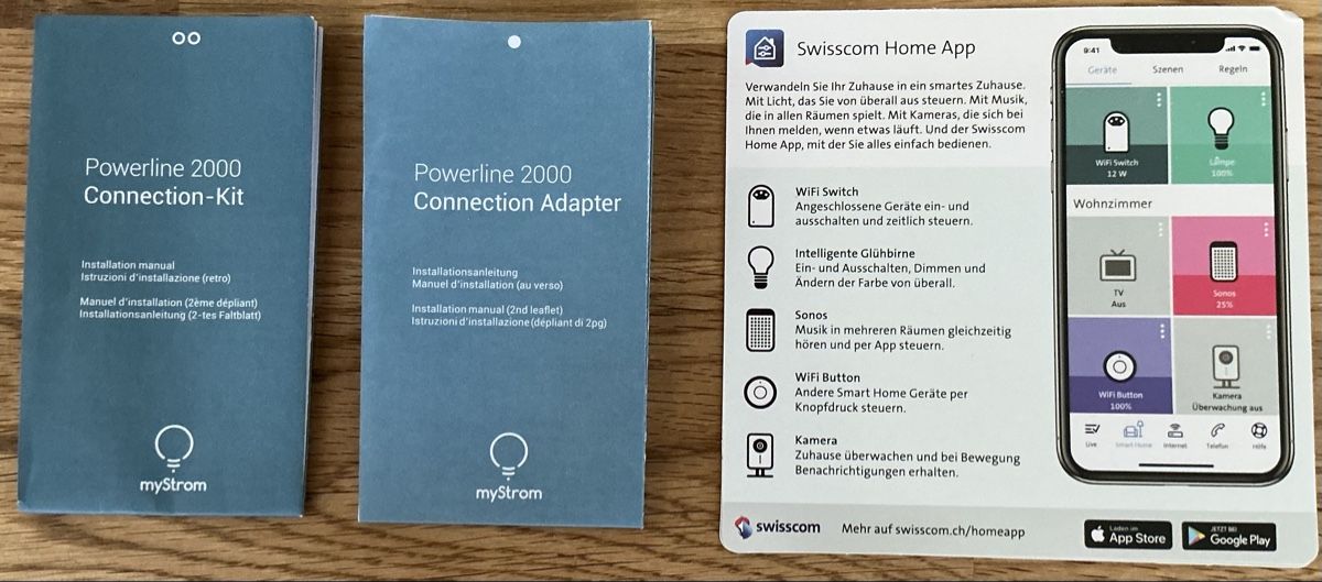 myStrom Unità & Adattatore: Powerline 2000 Connection Kit und Connection Adapter! – Nuovo (secondo la descrizione) da Kloten venduto da Kloetip 2