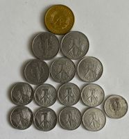 Lot. 15 Münzen Pfennige DDR 1948-1989