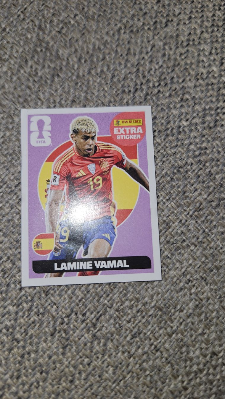 Panini Cartes à collectionner: Fifa 2026 Extrasticker Lamine Vamal Pink – Neuf (Voir description) à Au ZH par Euro88