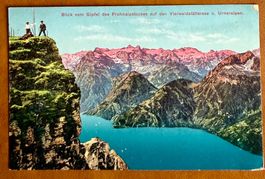 blick vom Gipfel des Frohnalpstockes - Urneralpen  1916