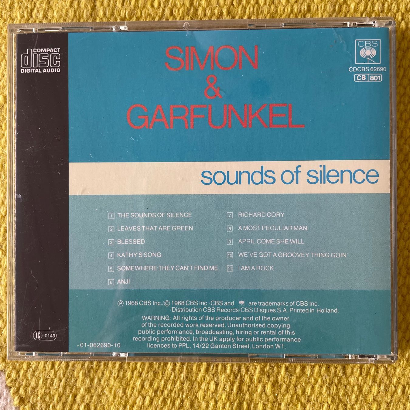CDs: SIMON&GARFUNKEL-SOUNDS OF SILENCE – Gebraucht aus Rorschacherberg von CD-Roli 1