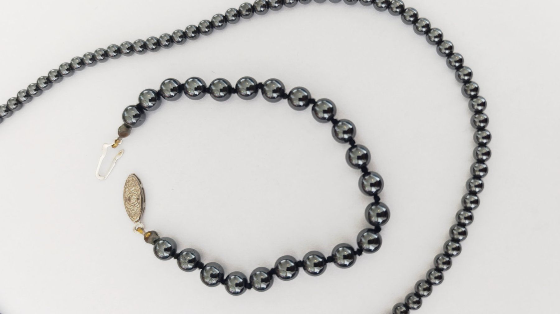 Sonstiger Schmuck: Ensemble Collier et Bracelet en Hématite – Gebraucht aus Genève von EcrinVintage 1