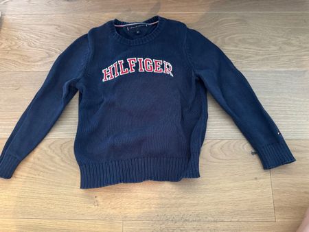 Tommy Hilfiger Pullover Gr. 104, Dunkelblau, Jungen