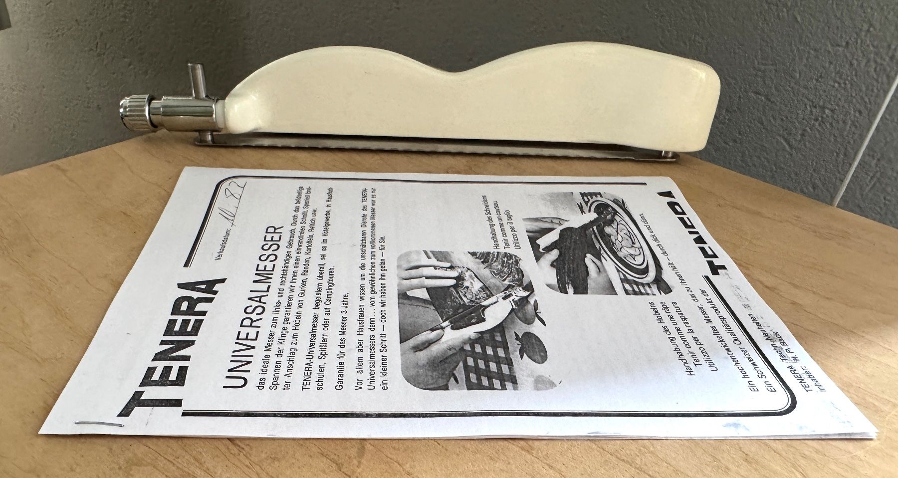 Küchenmesser: 80er Jahre Messer Universalmesser HP BACK - TENERA – Gebraucht aus Rothrist von Luckywinner 3