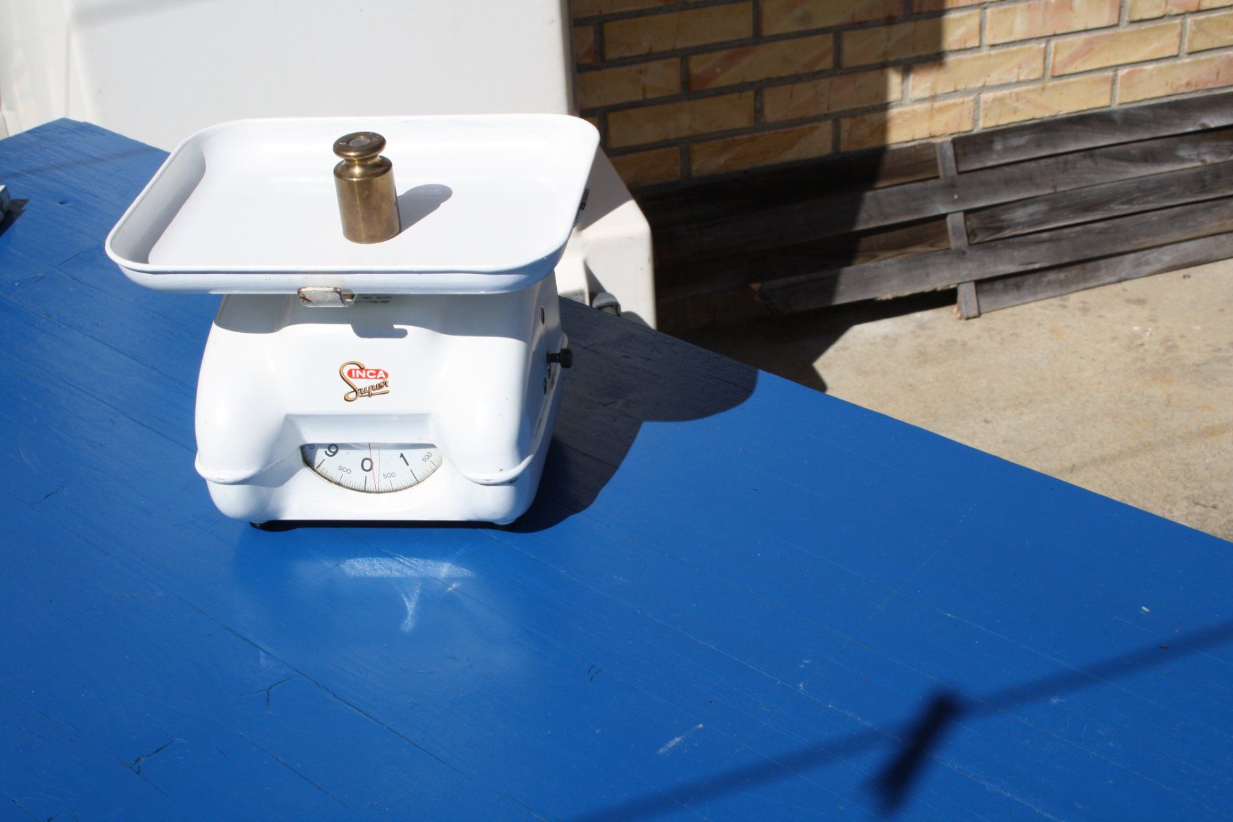 Elettrodomestici da cucina: INCA SUPER ALTE VINTAGE KÜCHENWAAGE – Usato da Wauwil venduto da Pneuedy 5