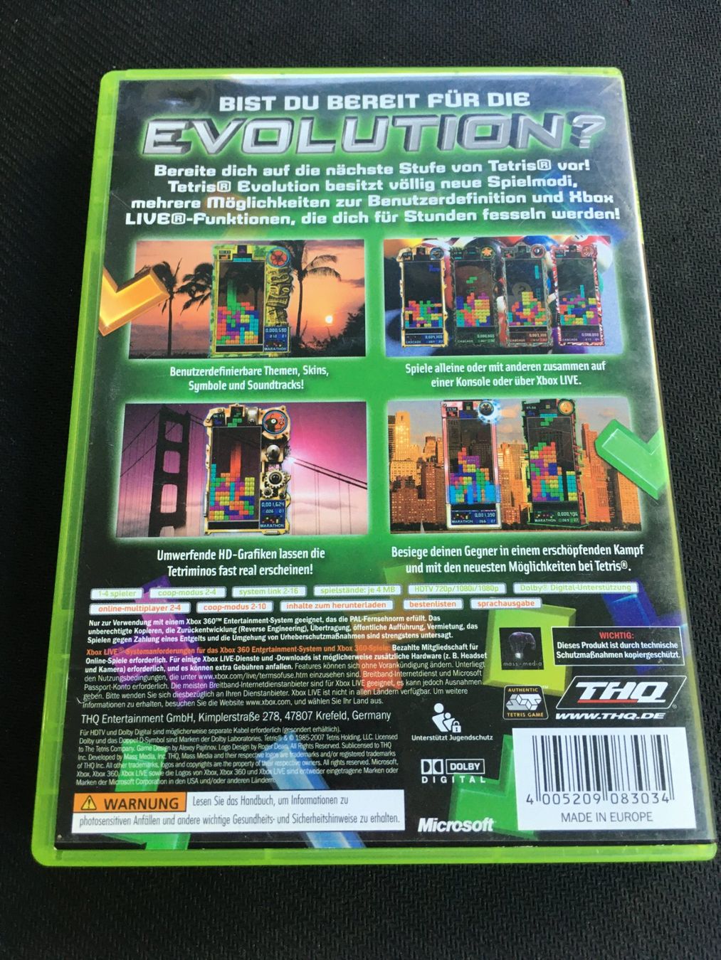 Microsoft Giochi: Tetris Evolution - Xbox 360 Game – Usato da St.Gallen venduto da Punktchen01 1