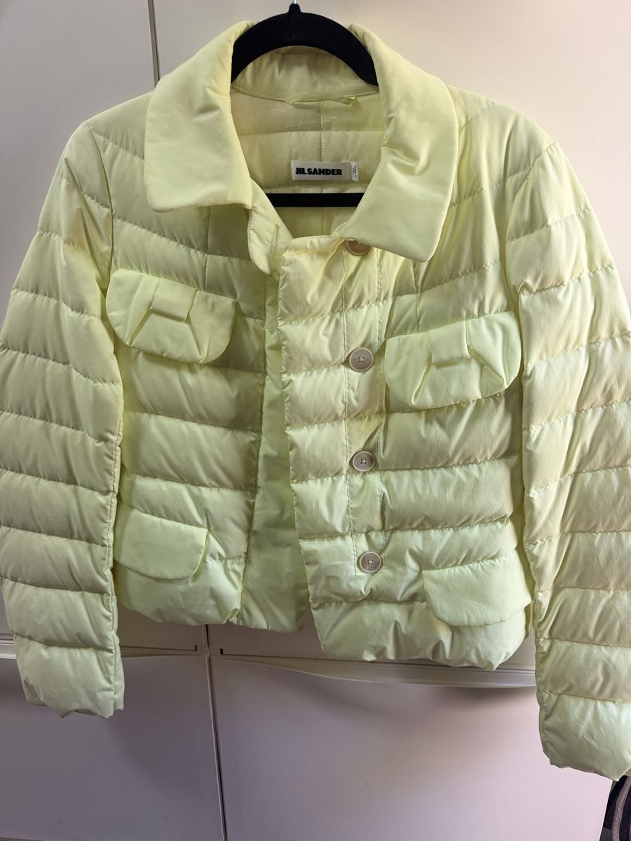 Jil Sander Giacche: Jil Sander Daunenjacke, hellgrün, Gr. 34 – Usato da Waltenschwil venduto da pipapo71