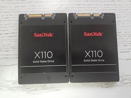 2x 2.5" SanDisk X110 32GB SSD (HP Spare) ab 1sFr