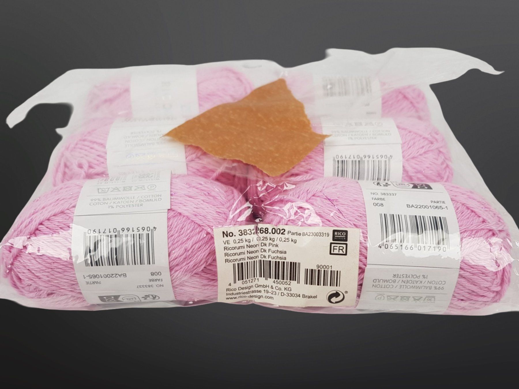 Lana: RICO DESIGN glänzendes Garn Pink 6 Stk. – Nuovo (secondo la descrizione) da Suhr venduto da Restwert_Suhr 2