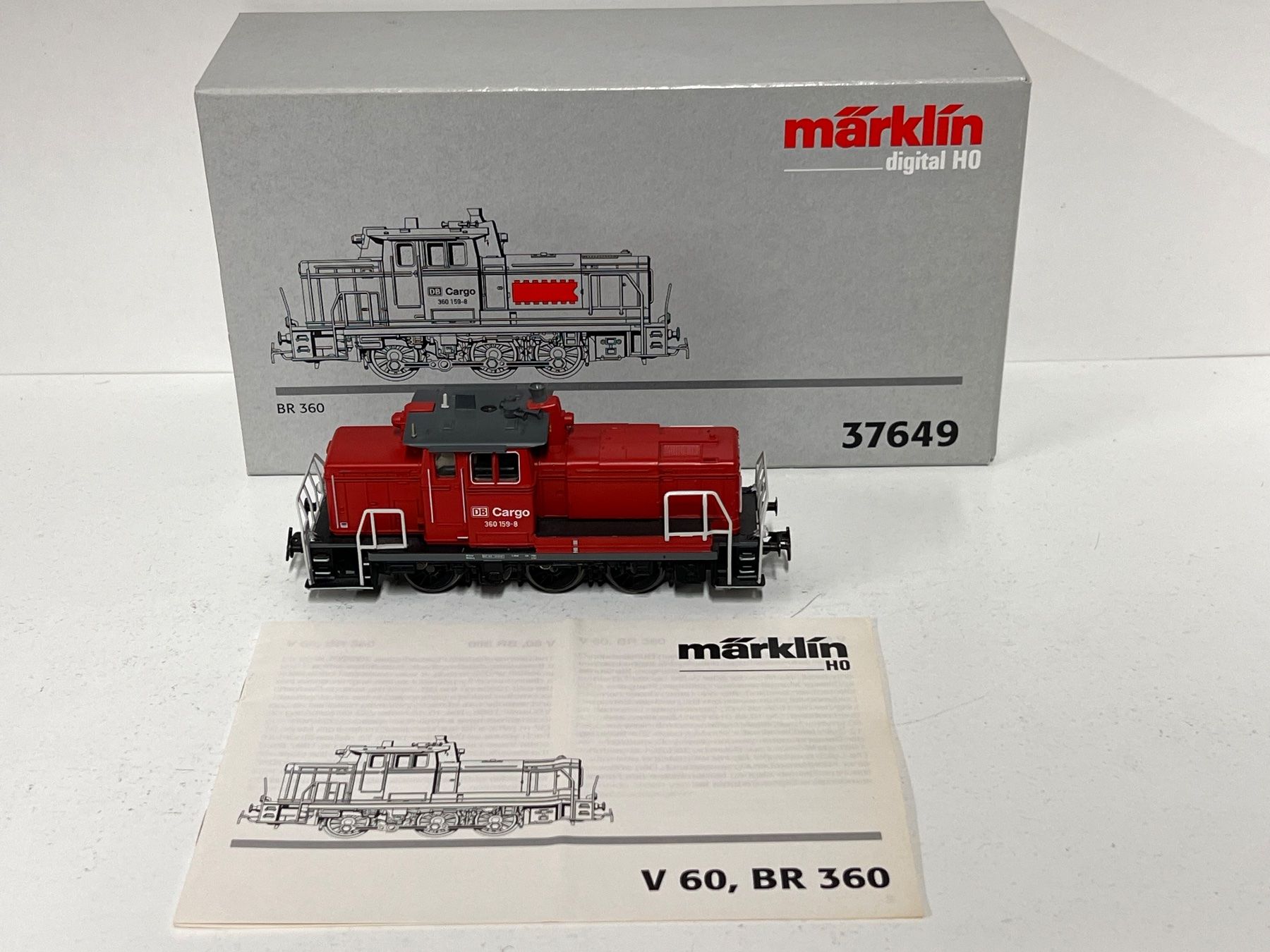 Märklin Modellini di ferrovie: Märklin 37649  V 60, BR 360 digital – Nuovo (secondo la descrizione) da Neuenhof venduto da ludovicco