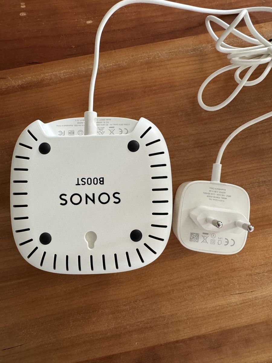 Sonos Wlan: Sonos Boost Netzteil mit Kabel weiss gebraucht – Gebraucht aus Rupperswil von Vl97