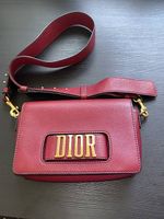 Original Christian Dior Leder Umhängetasche Borde