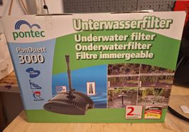 Pontec PonDuett 3000 Unterwasserfilter Pumpe NEU