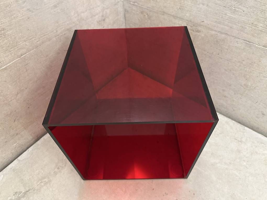 Tavoli: Cube side table plexiglass ❤ Beistelltisch Würfel Plexiglas – Usato da Zuerich venduto da mas925 5