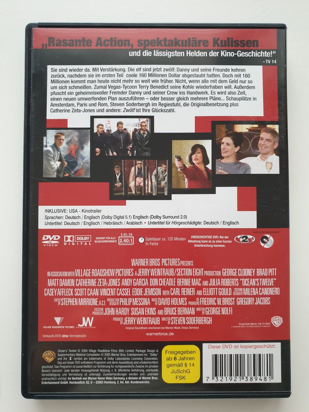 Tutti i DVDs: Ocean's Twelve DVD – Usato da Zürich venduto da pau_y8mv 1