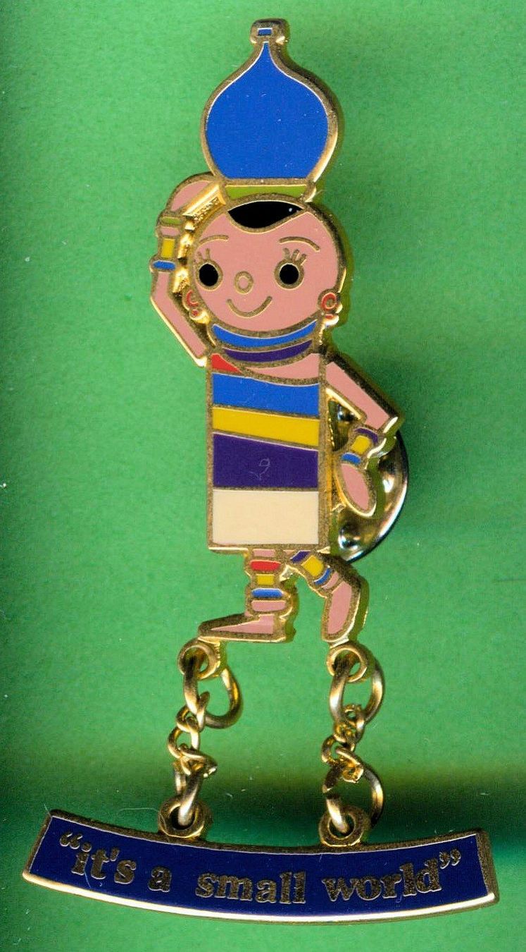 Disney Placchette & Badge: DISNEY  It's small world  INDIEN – Usato da Winterthur venduto da Sammleroase