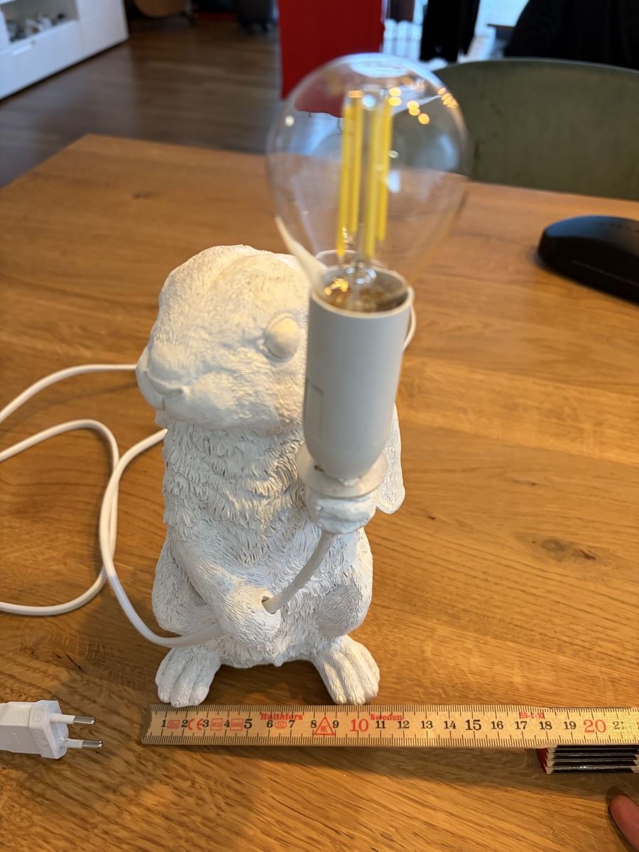 Lampade: Tischlampe Hase weiss  – Usato da Henau venduto da martina_1998 5