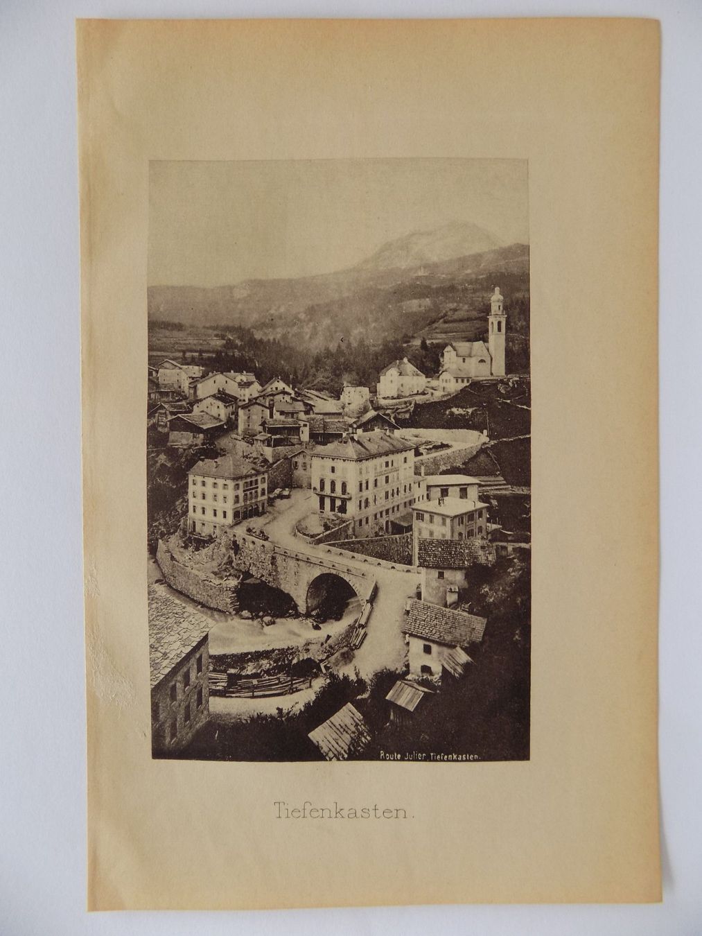 Gravures: Tiefenkasen Tiefelcastel – D'occasion à Risch par Rischli15