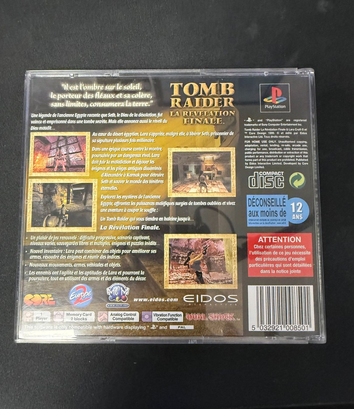 Giochi: Tomb Raider La Revelation Finale - PS1 – Usato da Pont-de-la-Morge venduto da Darfal 2