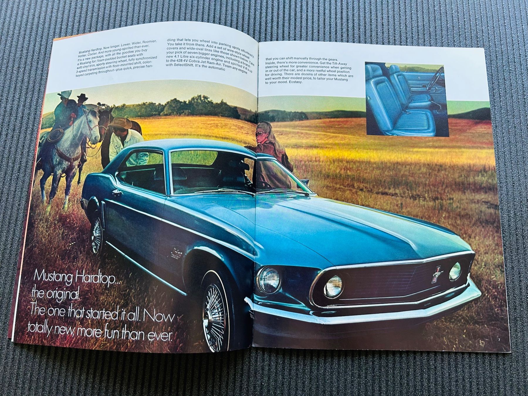 Ford Documenti: Ford Mustang Original Brochure 1969 – Usato da Herrliberg venduto da surfcafe 4