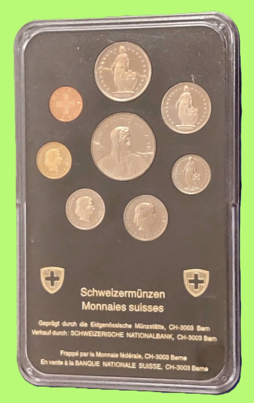 Tutti le monete: Münzsatz Schweiz 1981 stgl. – Nuovo (secondo la descrizione) da Arch venduto da coinsandmore 1