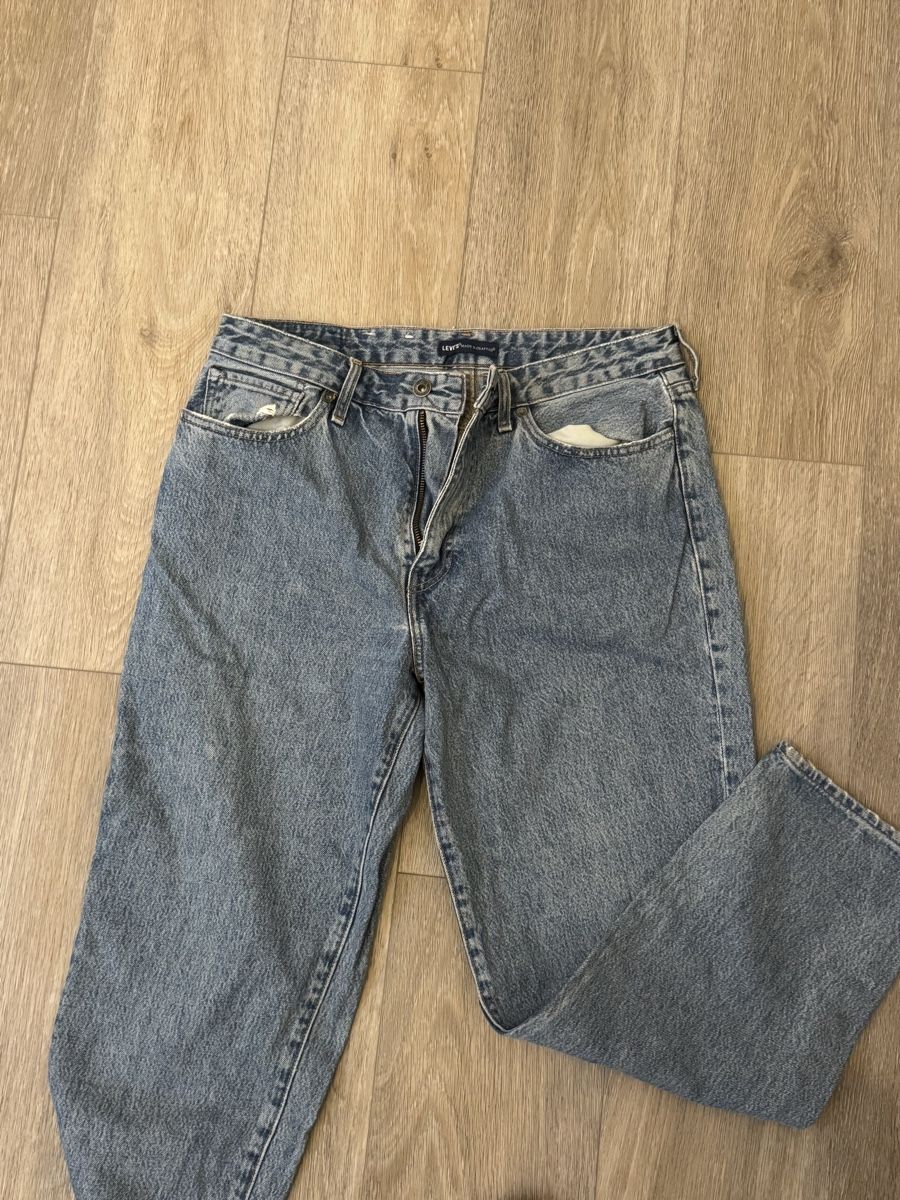 Levi's Jeans: Levi's Draft Wide Taper Jeans Blue – Neuf (Voir description) à Lausanne par violette_12 2