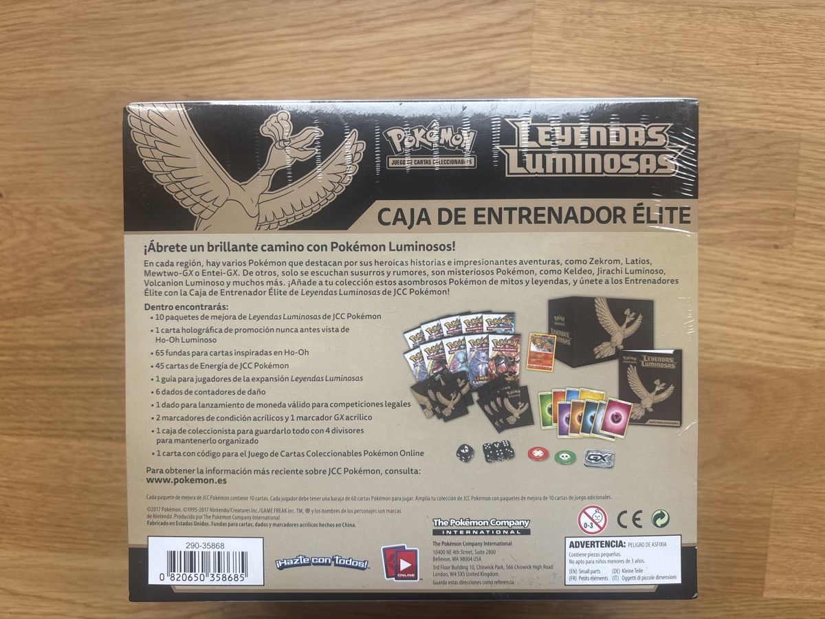 Pokémon Carte collezionabili: Pokemon Leyendas Luminosas Elite Trainer Box sealed – Nuovo e nell'imballaggio originale da steinhausen venduto da pat_nc2x 1