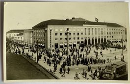 BASEL - Schweizer Mustermesse, tram - 1940