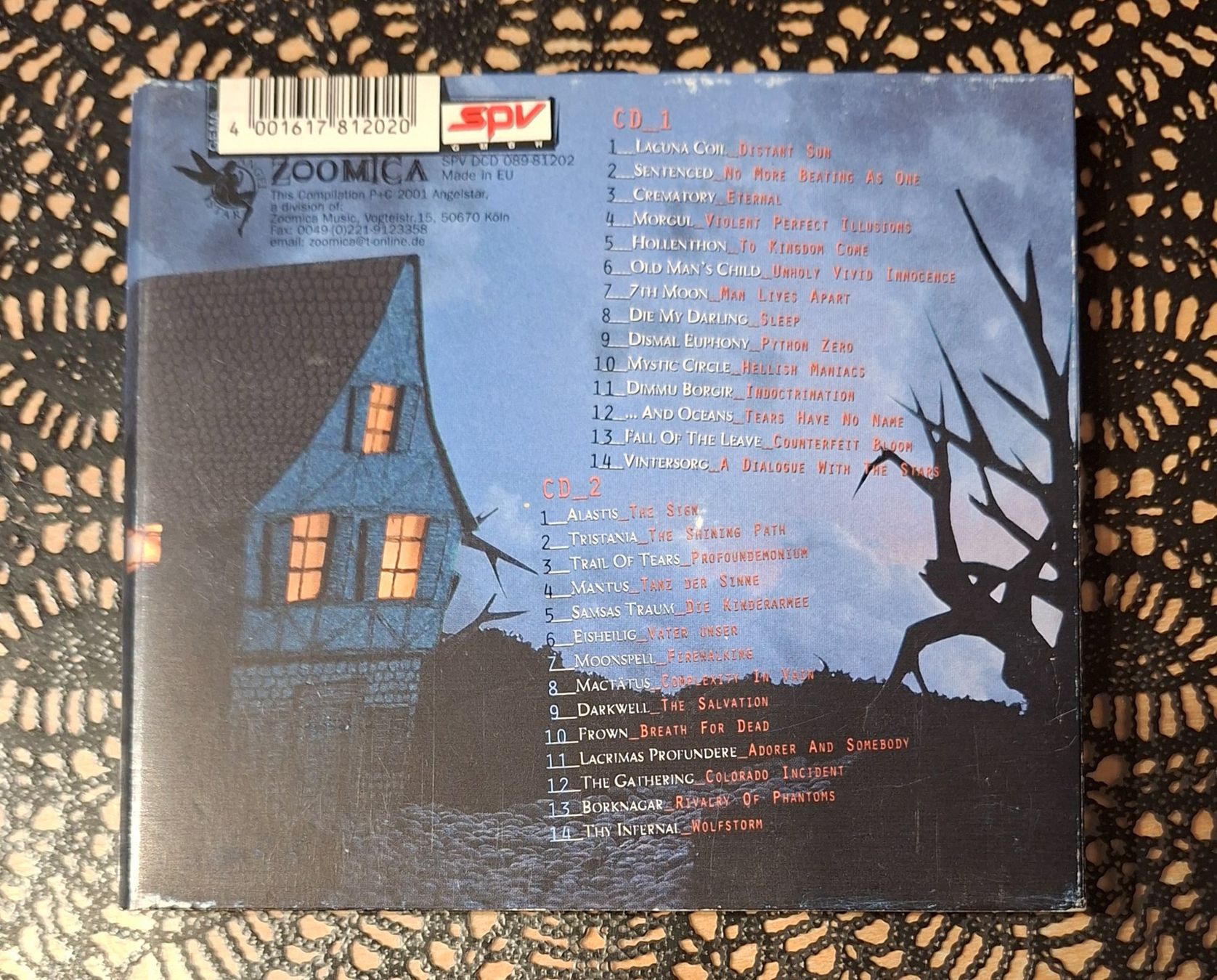 CDs: Blessed By The Night - The Dark Metal Compilation 2CD 2001 – Gebraucht aus Schönenberg TG von Gregolino76 1
