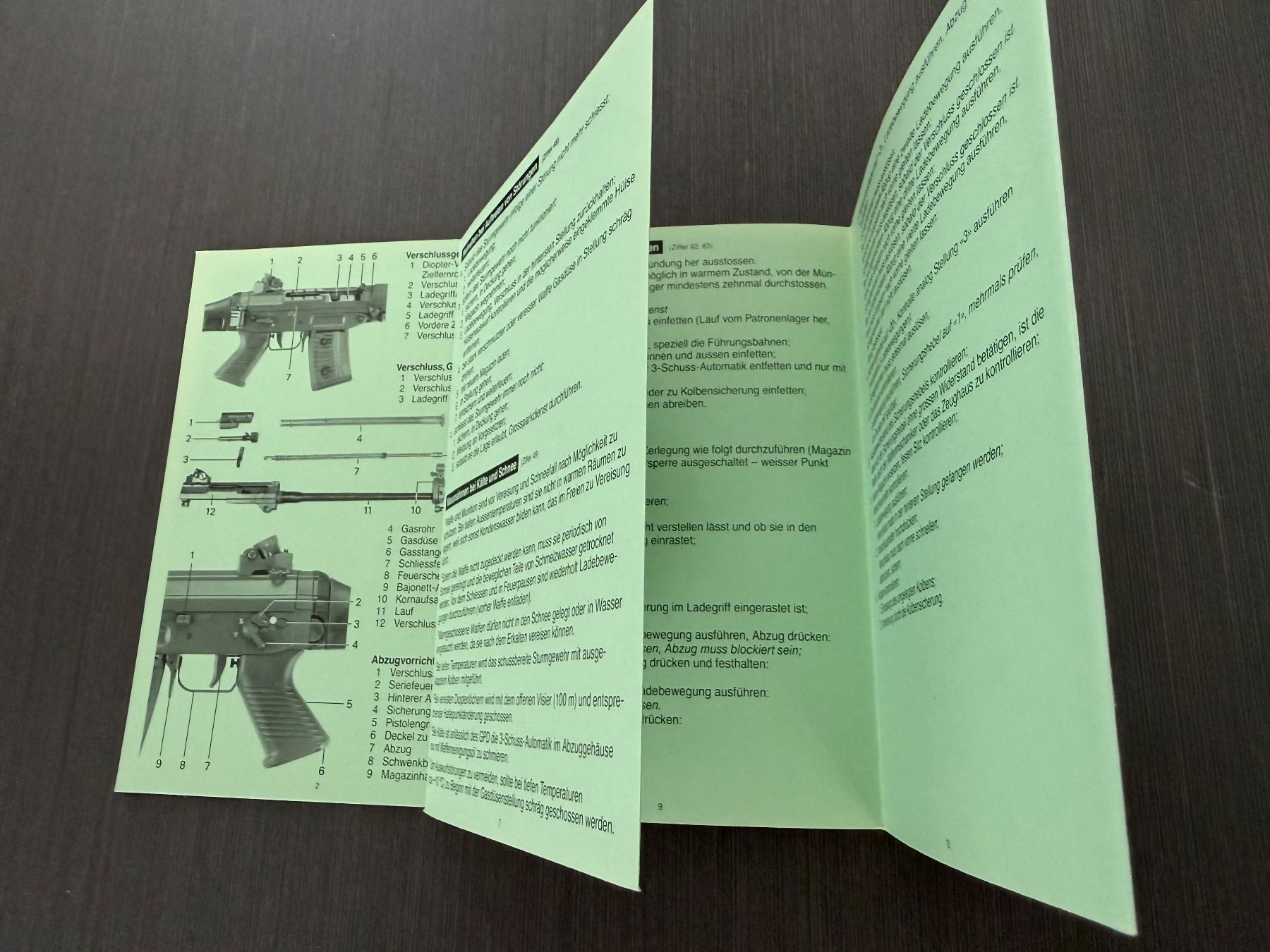 Schweizer Armee Dokumente: Merkblatt Stgw 90 - Schweizer Armee – Gebraucht aus Brütten von Hst1 2