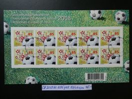 CH 2008 Nr. 1275 gestempelter Kleinbogen