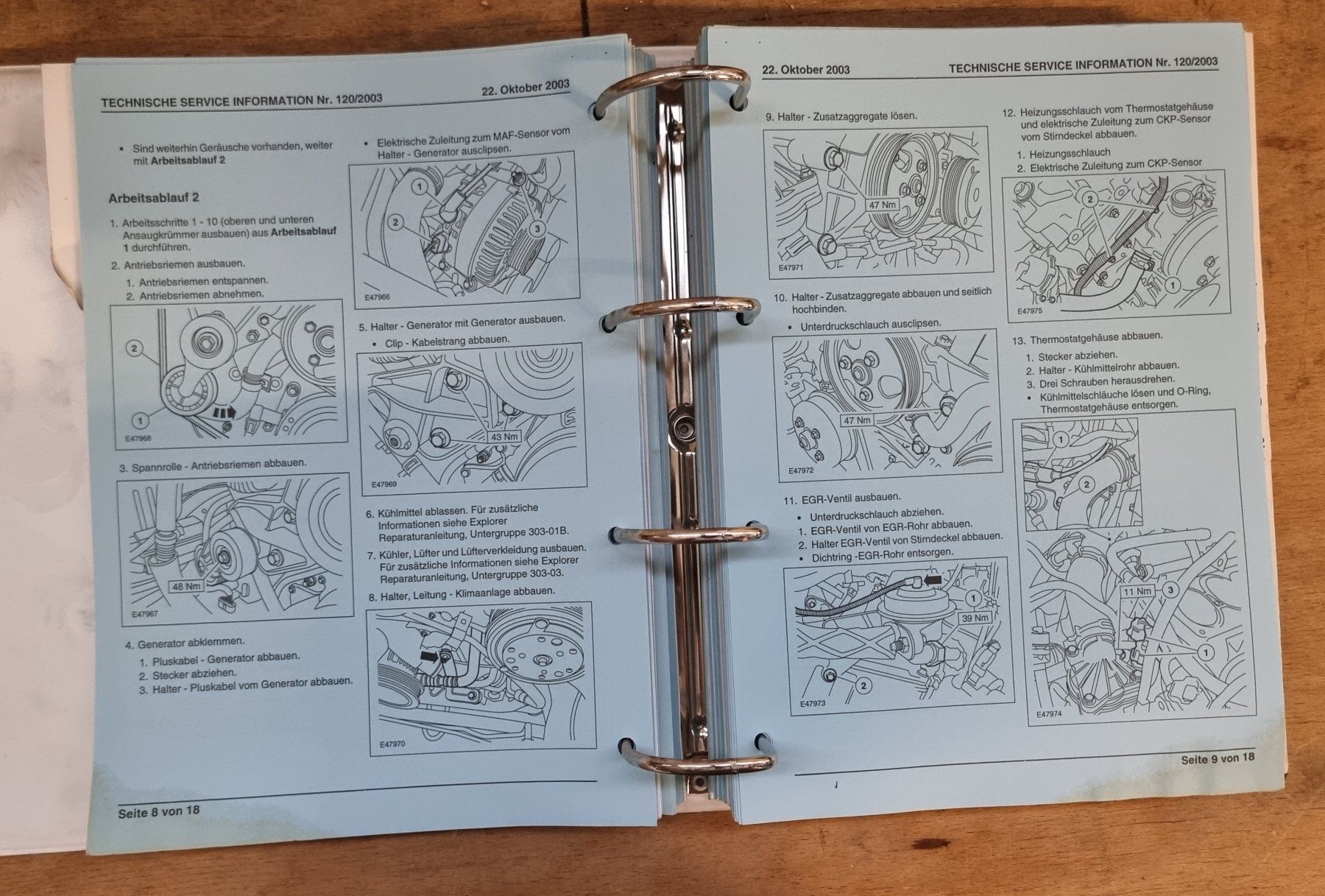 Libri: Ford: Technische Service Info 2003 -Top Werkstatthandbuch – Usato da Aristau venduto da daniel_s_1 5