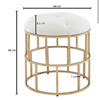 Cute White, Gold Seat