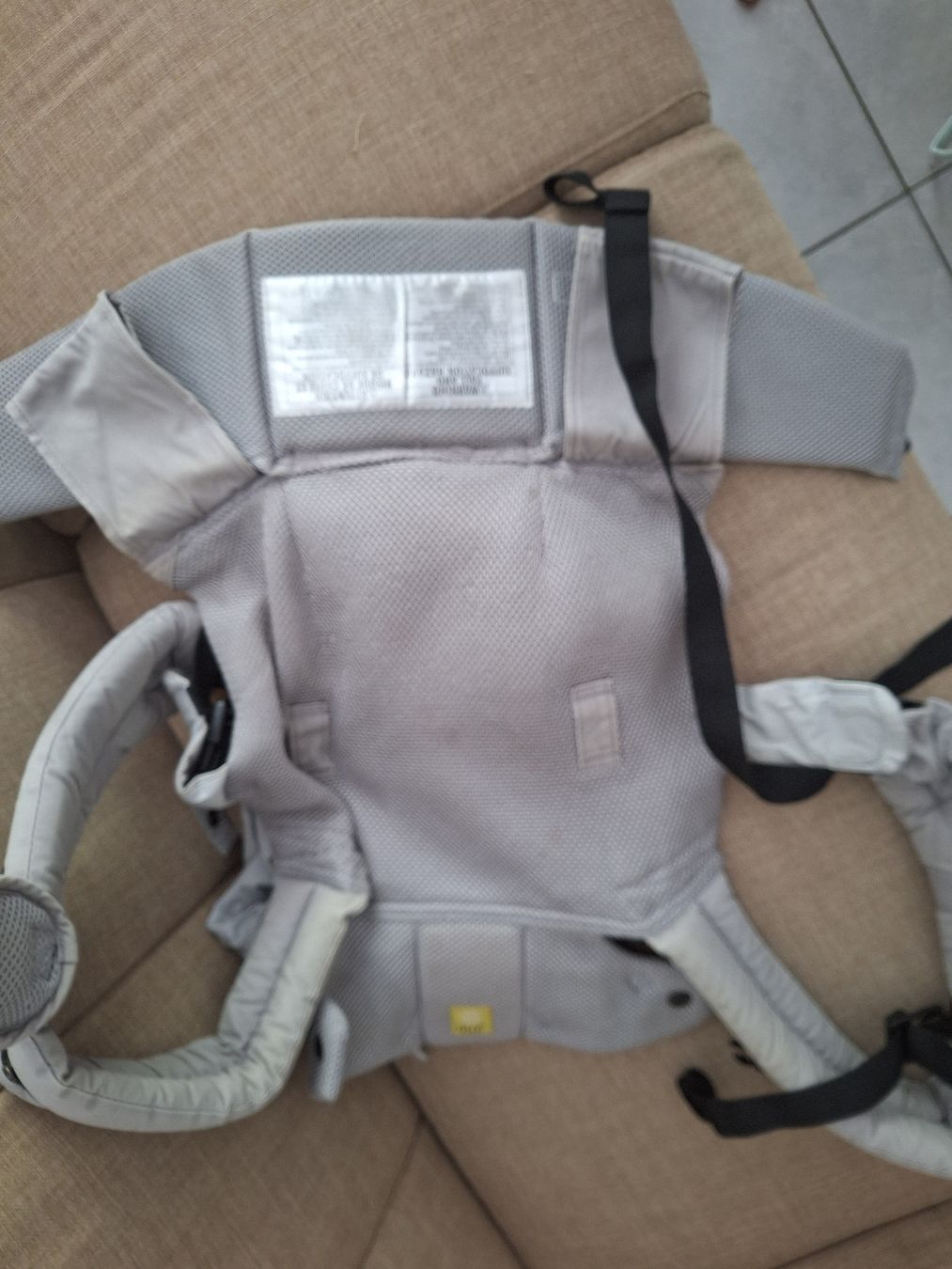 Bauch- & Rückentragen: Porte-bébé Lillé gris, multifonction – Gebraucht aus Fully von Taaat 4