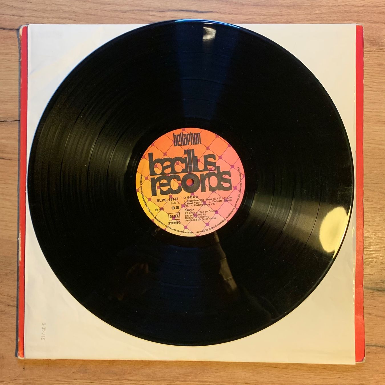 Dischi in vinile: OMEGA - OMEGA...OG GER 1973...VG+/VG+ – Usato da Gals venduto da Diskopatshop 3