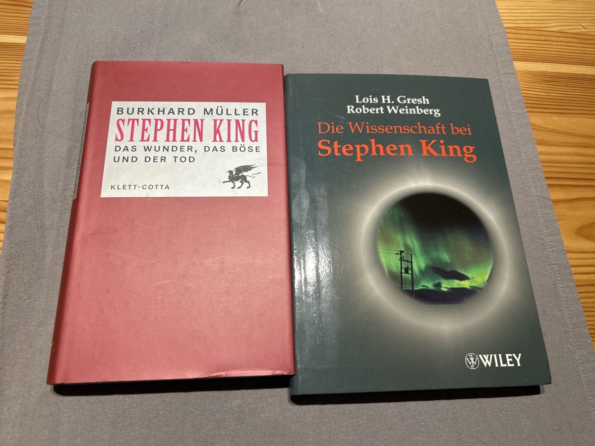 Bücher: 2 Bücher Stephen King: Das Wunder, Die Wissenschaft bei – Neu (gemäss Beschreibung) aus Brunnen von Liluzick