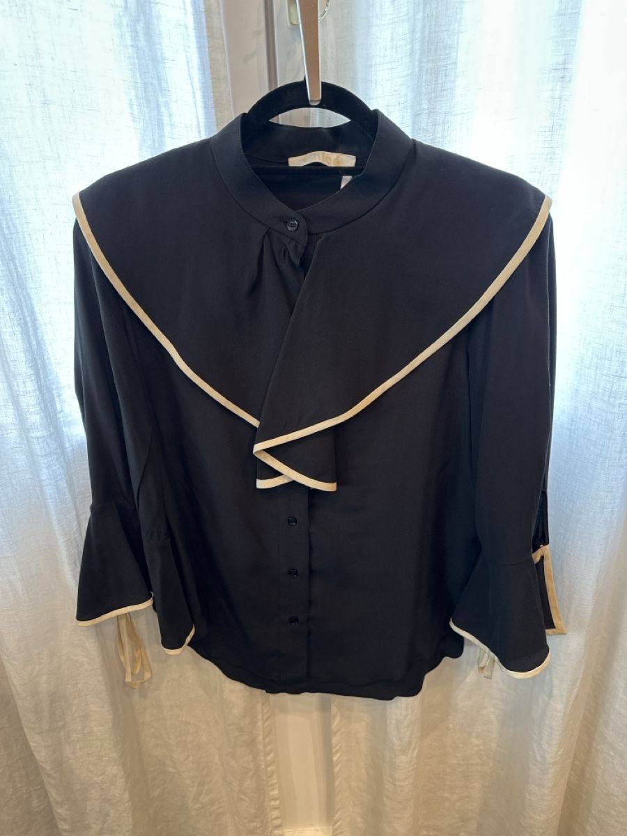 Chloé Camicette: Chloe 100% silk Blouse Size 38 – Usato da Cologny venduto da pichi26