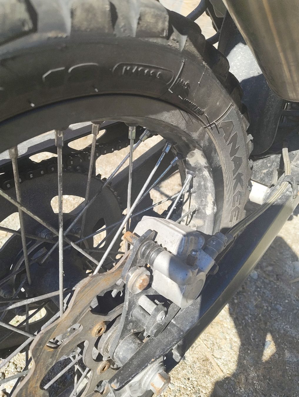 Kawasaki Enduro: Unfall Kl kxe 125 2023 – Defekt aus Stampa von seb_c9jw 5