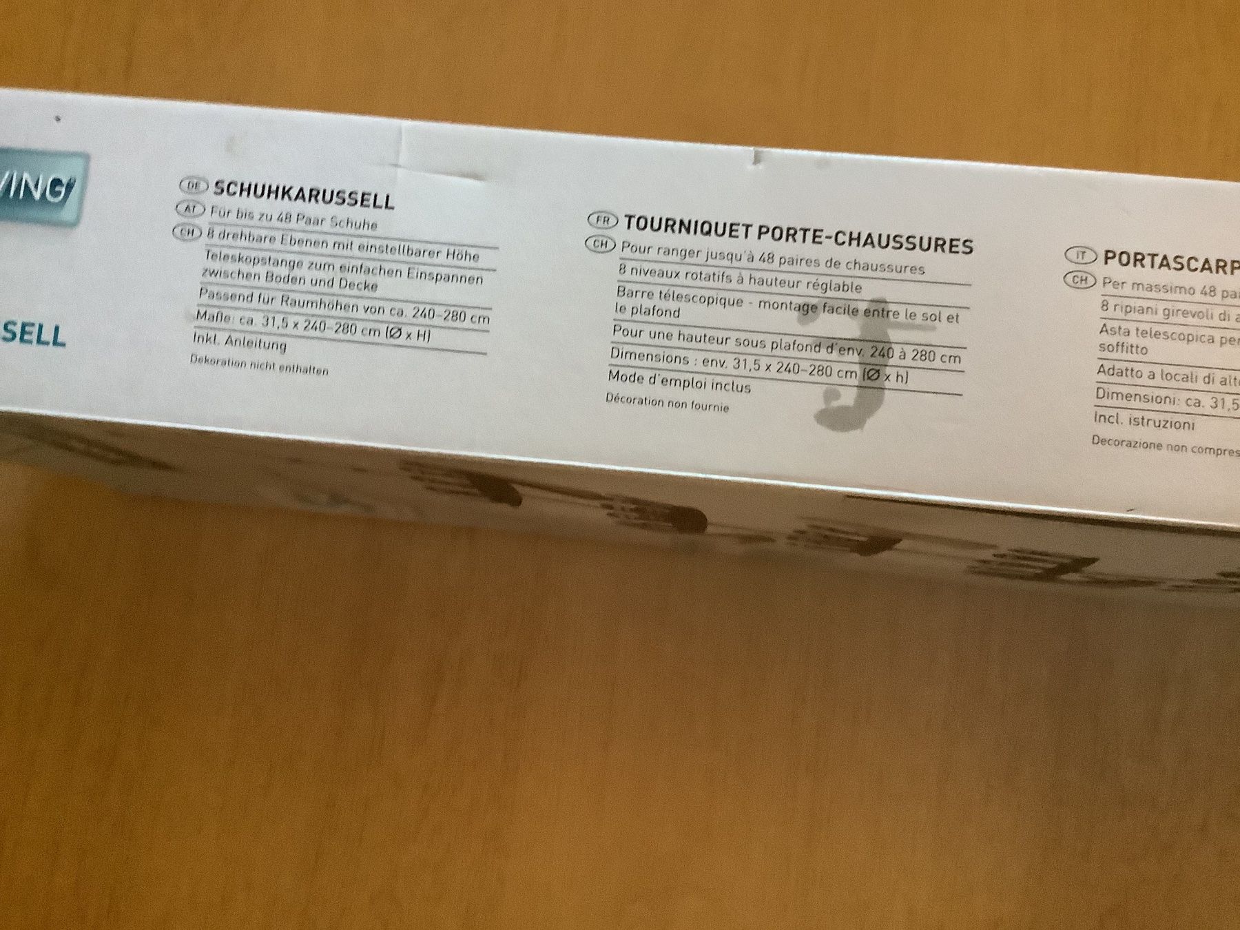 Allestimento di negozi e stand fieristici: Schuhkarusel- carrousel à chaussure – Nuovo e nell'imballaggio originale da Epalinges venduto da janvs 3