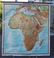 Wenschow-Reliefkarte Afrika, wohl Mitte der 1930er Jahre